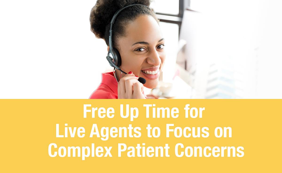 Free Up Time For Human Agents To Focus On Complex Patient Post on Linkedin
