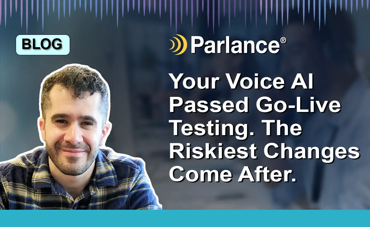 GRAPHIC_BLOG_Sammy_Voice AI Passed Go-Live Testing The Riskiest Changes come after