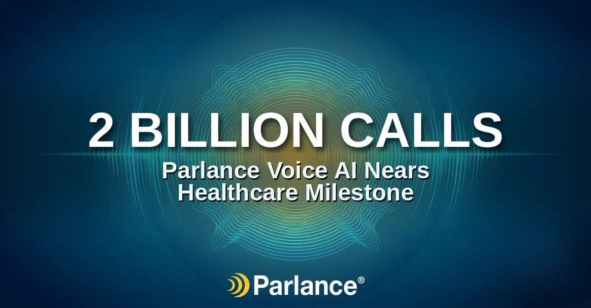 Parlance 2 billion calls press release image