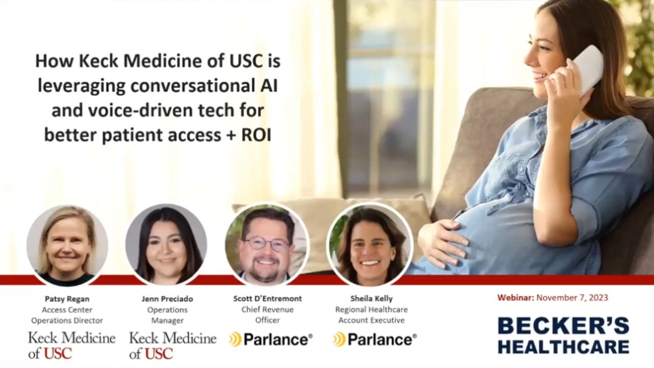 Webinar - How Keck Medicine of USC Leverages Conversational AI with Parlance
